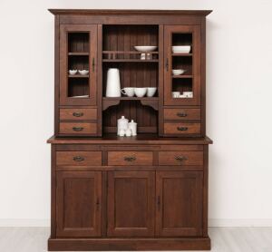 Landhausbuffetschrank Eiche mahagoni lackiert