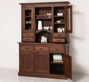 Landhausbuffetschrank Eiche mahagoni lackiert