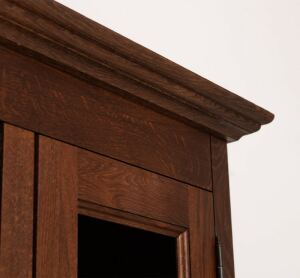 Landhausbuffetschrank Eiche mahagoni lackiert