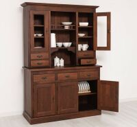 Landhausbuffetschrank Eiche mahagoni lackiert