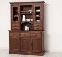Landhausbuffetschrank Eiche mahagoni lackiert