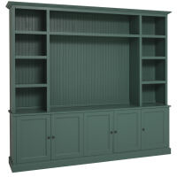 Landhausstil Wohnzimmer TV Regalwand