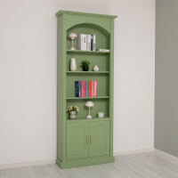 Bogen Bücherregal Landhausstil, 35 cm Tiefe