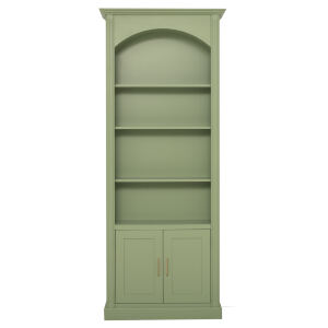 Bogen Bücherregal Landhausstil, 35 cm Tiefe lackiert