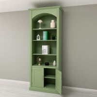 Bogen Bücherregal Landhausstil, 50 cm Tiefe