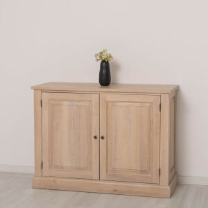 Landhaus Kommode mit Holztüren Massivholz Eiche