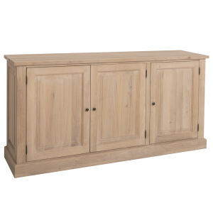 Landhaus Sideboard mit Holztüren Massivholz Eiche