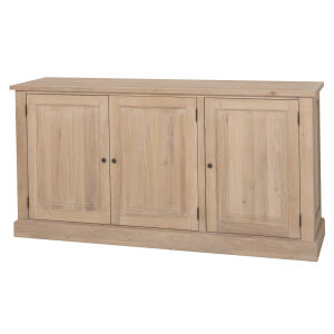 Landhaus Sideboard mit Holztüren Massivholz Eiche