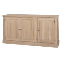 Landhaus Sideboard mit Holztüren Massivholz Eiche