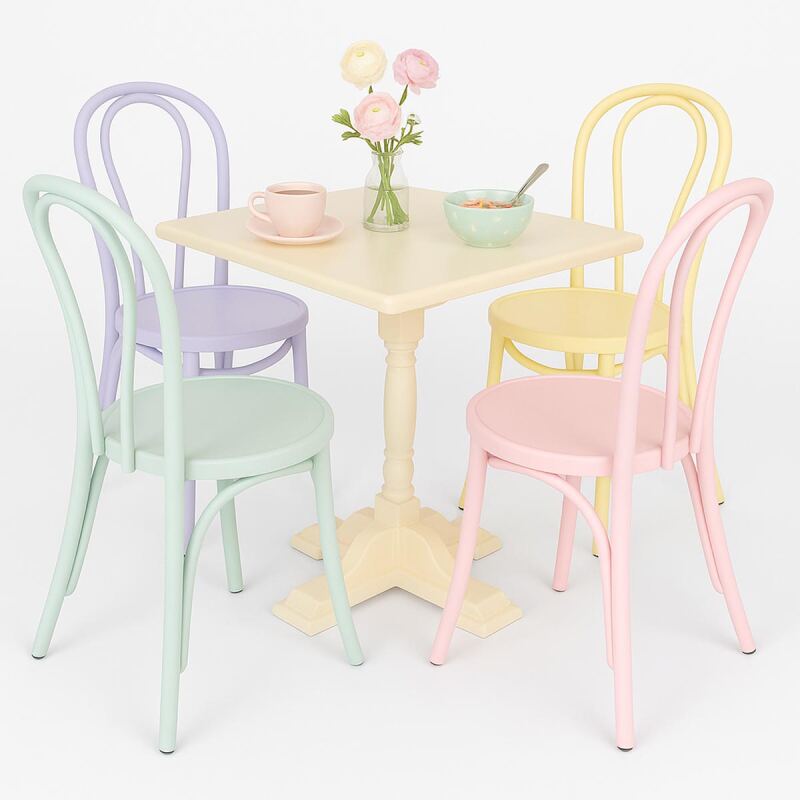Küchentisch eckig 70x70 cm cremefarbig - Onlineshop für massive Landhausmöbel