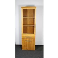 BÃ¼cher Vitrine Flachsockel Massivholz Buche geÃ¶lt