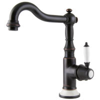 Retro Wasserhahn Küche schwarz
