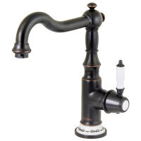 Nostalgischer Wasserhahn für die Küche schwarz