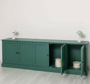 LandhausTV Sideboard in patinagrün