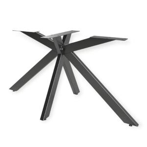 Tischgestell aus Metall Spider-Form schwarz