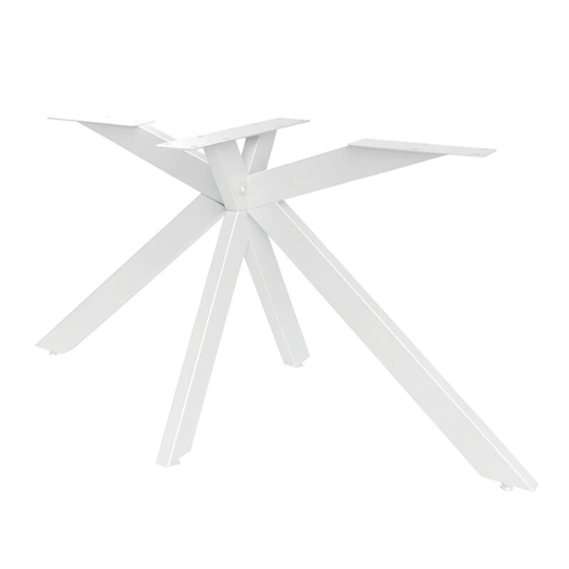 Tischgestell aus Metall Spider-Form weiß