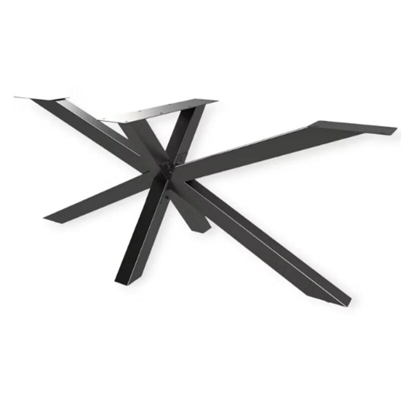 XXL-Tischgestell aus Metall Spider-Form schwarz