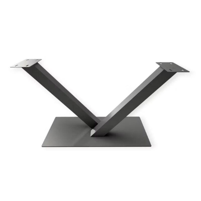 Tischgestell V-Form S aus Metall schwarz