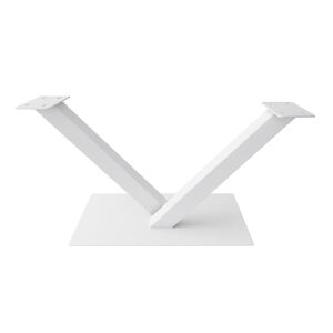 Tischgestell V-Form S aus Metall weiß
