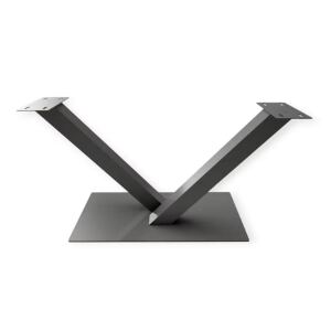 Tischgestell V-Form M aus Metall schwarz