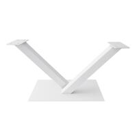 Tischgestell V-Form M aus Metall weiß