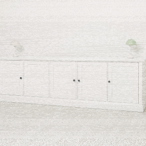 TV Sideboard im Landhausstil weiß