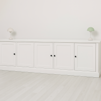 TV Sideboard im Landhausstil weiß