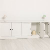 TV Sideboard im Landhausstil weiß