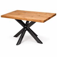 Tischgestell Spider rund Metall schwarz
