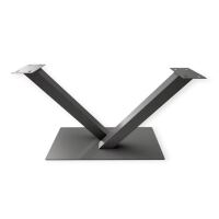 Tischgestell V-Form XL aus Metall schwarz