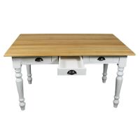 Gedrechselter Landhaus Esstisch 140 cm