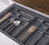 Landhausstil Küchenmodul für Kochfeld, drei Schubladen