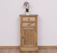 Hohe schmale Kommode im Landhausstil | Beistellschrank - Onlineshop für massive Landhausmöbel