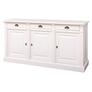 Holz Sideboard weiß im Landhausstil