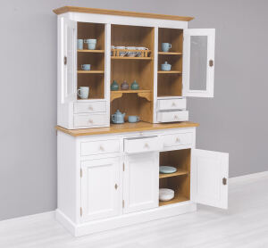 Buffetschrank Landhausstil weiß aus Massivholz