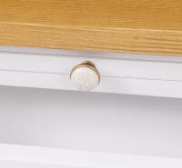 Buffetschrank Landhausstil weiß aus Massivholz