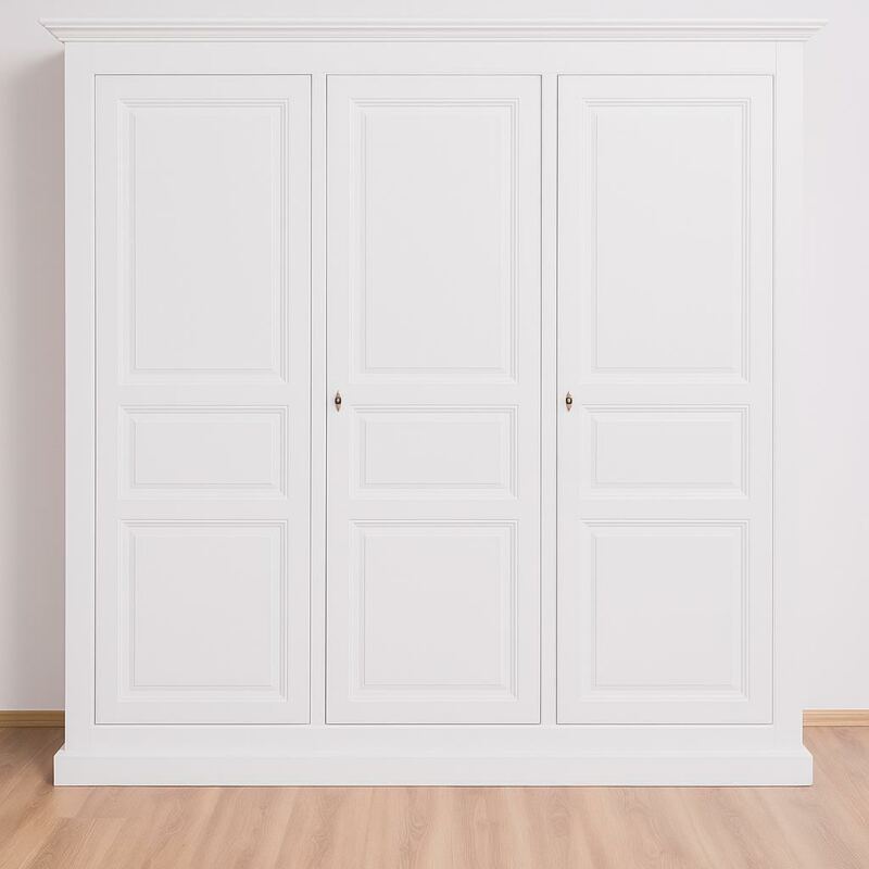Kleiderschrank weiß - großer Landhaus-Schrank