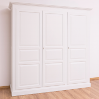 Kleiderschrank weiß - großer Landhaus-Schrank