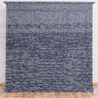 Kleiderschrank im Landhausstil - großer Schrank in nachtblau