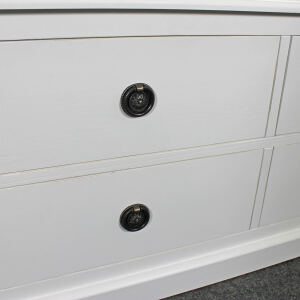 Landhaus Kleiderschrank 3-Türig, weiß Shabby Chic