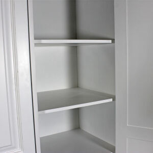 Landhaus Kleiderschrank 3-Türig, weiß Shabby Chic