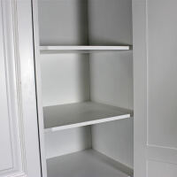 Landhaus Kleiderschrank 3-Türig, weiß Shabby Chic