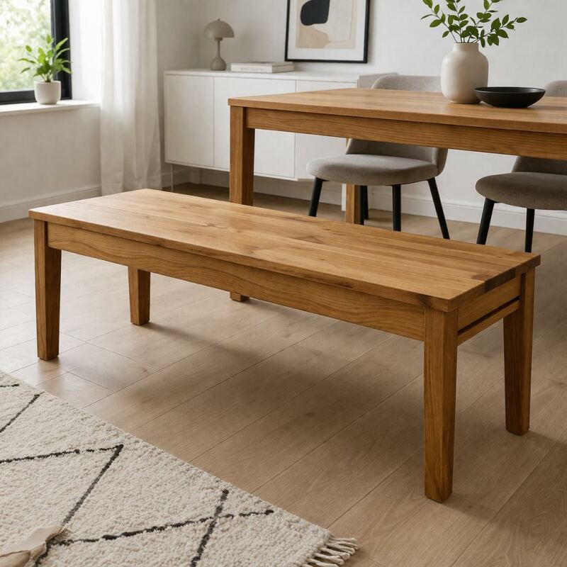 LINO Sitzbank LA5 ohne Rückenlehne Kernbuche geölt 180 cm