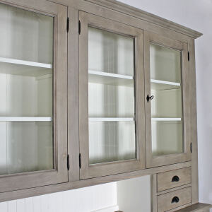 Großer Esszimmer Buffetschrank Landhausstil graubraun