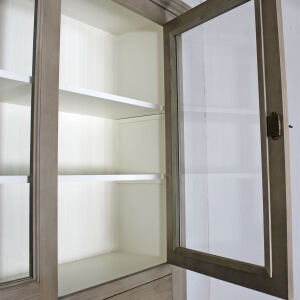 Großer Esszimmer Buffetschrank Landhausstil graubraun