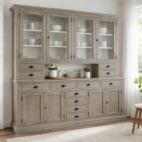 Großer Esszimmer Buffetschrank Landhausstil graubraun