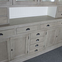 Großer Esszimmer Buffetschrank Landhausstil graubraun
