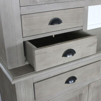 Großer Esszimmer Buffetschrank Landhausstil graubraun