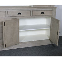 Großer Esszimmer Buffetschrank Landhausstil graubraun