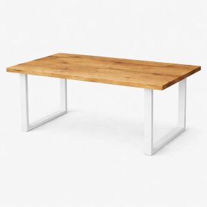 massiver Esstisch 160x90cm Wildeiche geölt mit...